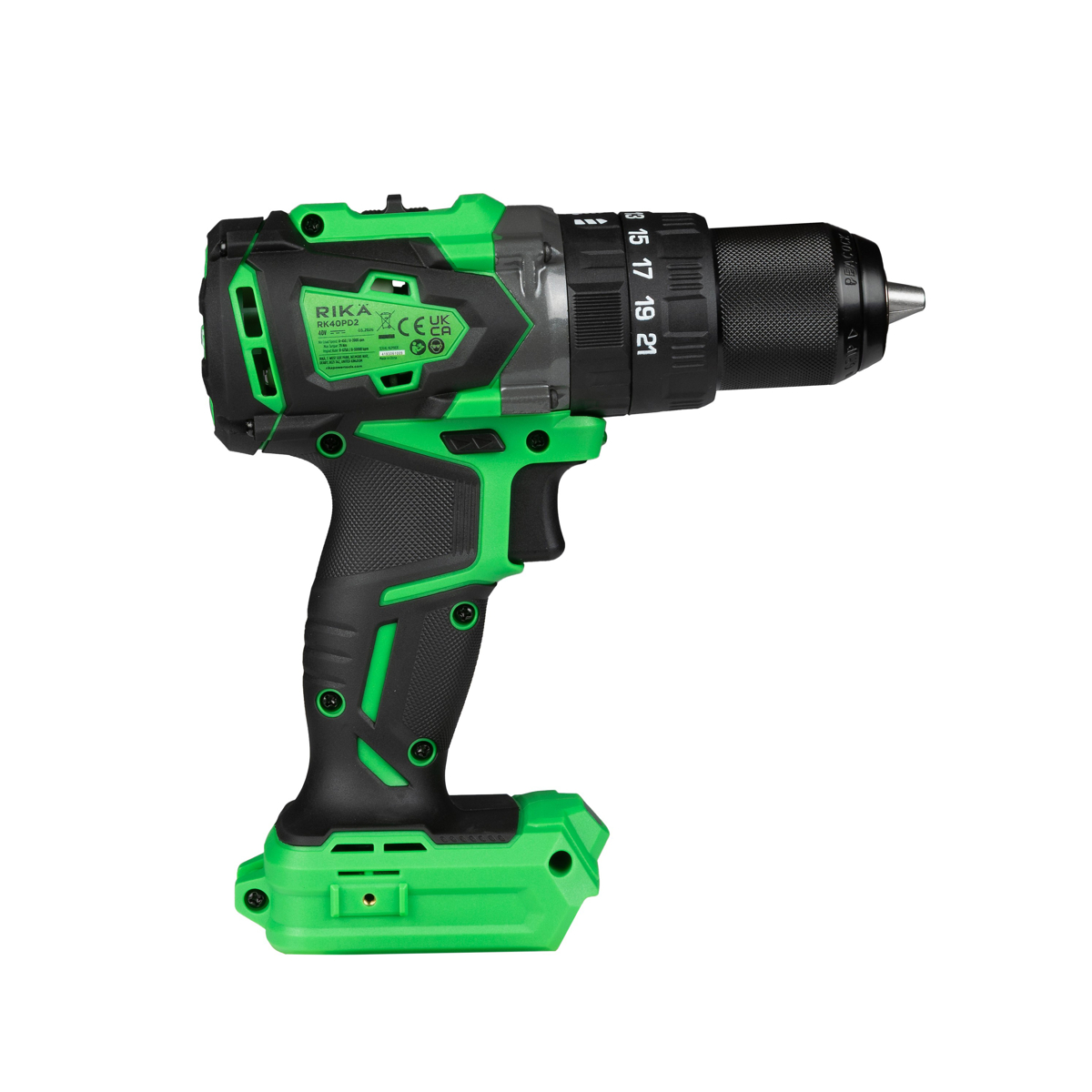 Rikä RK40 40V Cordless Compact Combi Drill | 79Nm | Brushless Motor | Body Only